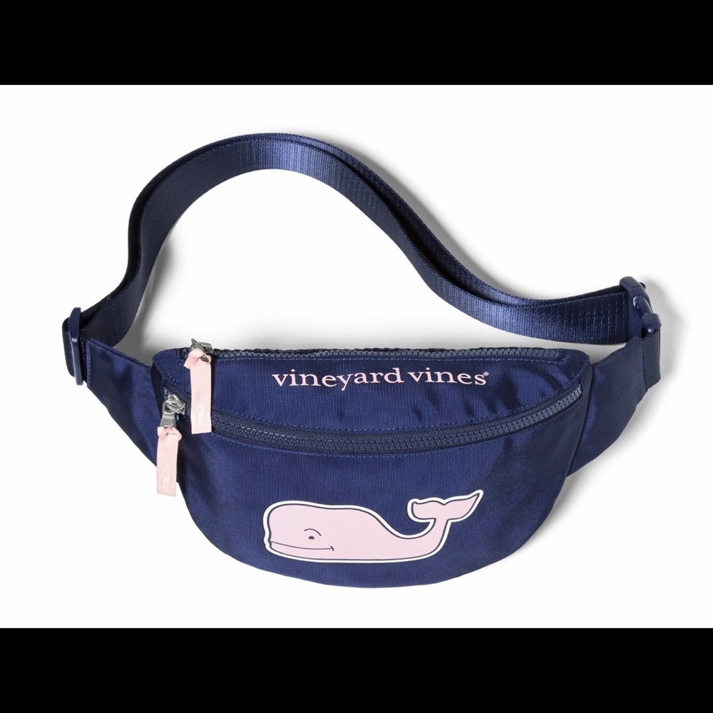 Vineyard Vines Pink Whale Fanny Pack